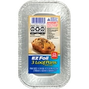 EZ Foil Mini Loaf Pans, 5.75 x 3.25 inch, 3 Count