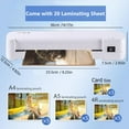 thumbnail image 3 of Laminator, A4 Laminator Machine, 9 inch Laminator Hot & Cold Thermal Laminator For Home Office School Business Use With Paper Trimmer and Corner Rounder, 3 of 7