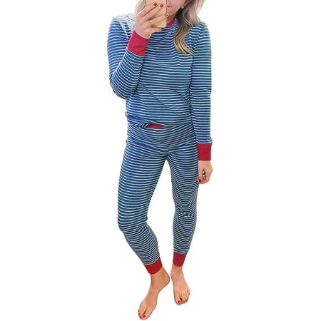 luvamia Womens Pajamas Set 2 Piece Long Sleeve Top & Pants Joggers PJs Loungewear, Size S-2XL