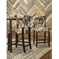 thumbnail image 2 of Noah Brown Cow Print Counter Stool, 2 of 5