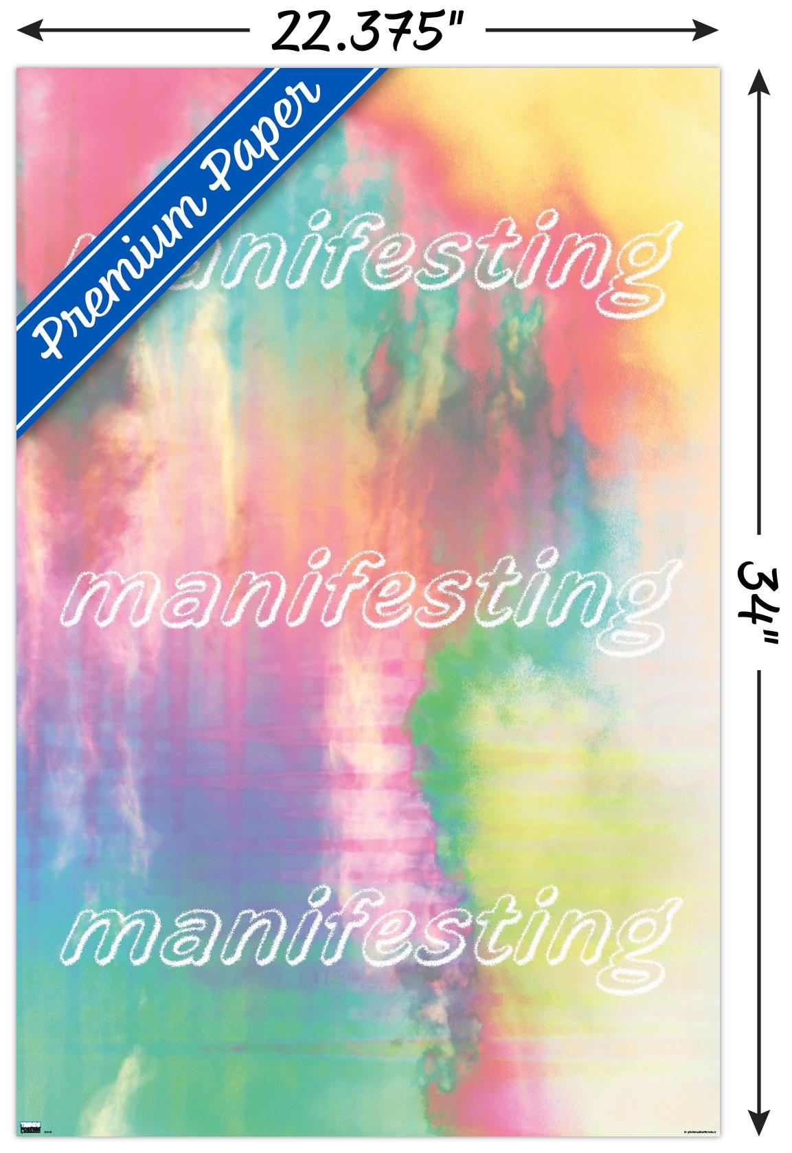 Manifesting Rainbow Wall Poster, 22.375" x 34"