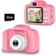 thumbnail image 1 of Mejora la cámara selfie para niños, regalos de cumpleaños de Navidad para niños de 3 a 9 años, cámaras de vídeo digital HD para niños pequeños, juguete portátil para niños de 3 4 5 6 7 8 años con tarj JFHHH pequeña, 1 of 5