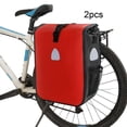 thumbnail image 1 of Colaxi Bicycle Cargo Pannier Road Bike Tail Bag Waterproof Cycling Accessories Bike Rear Rack Bag Bicycle Saddle Pack for Commuting 2pcs, 1 of 8