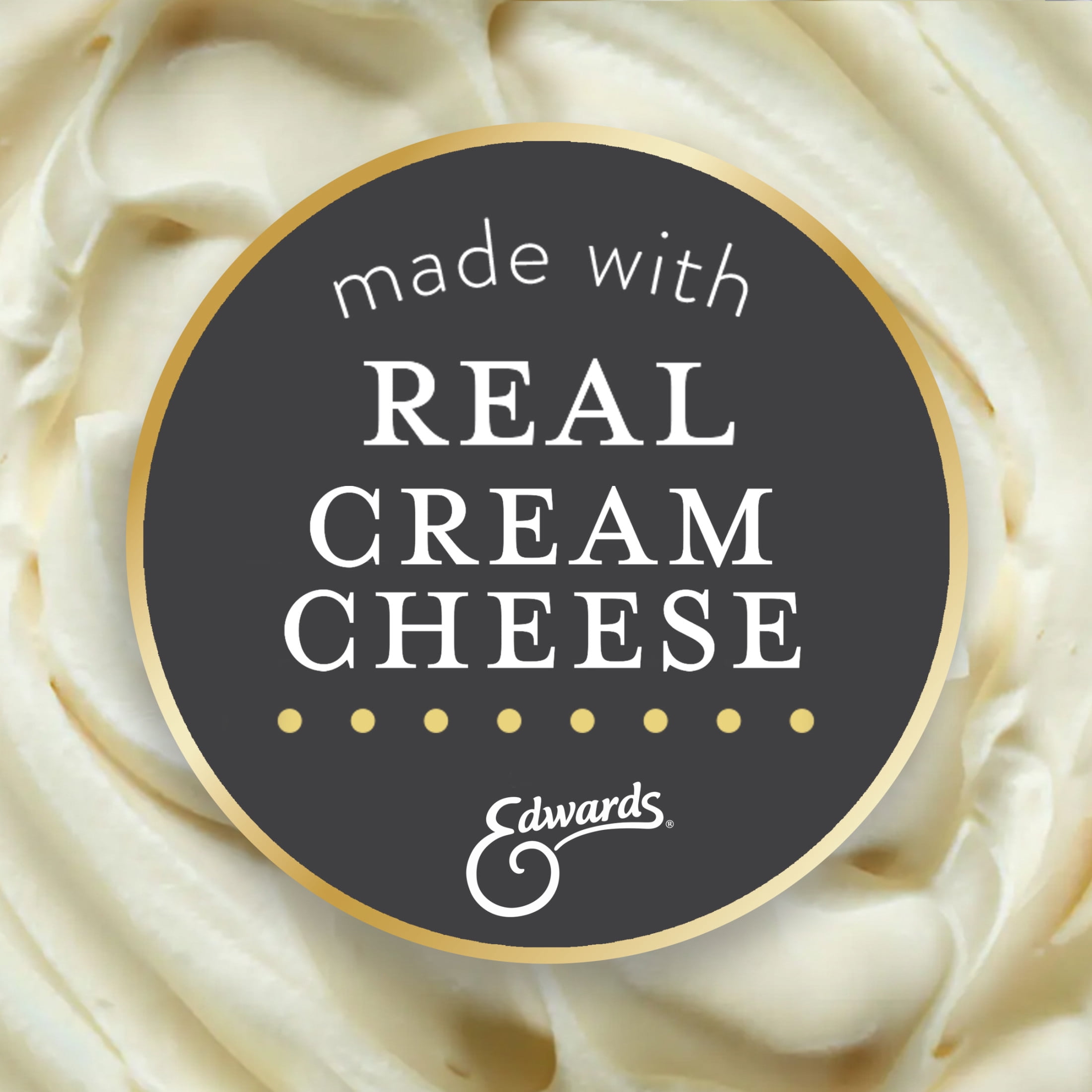 Edwards Singles Desserts Frozen Original Whipped Cheesecake Slices, 5.41 oz 2 Pack