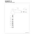 thumbnail image 3 of Kingston Brass KH8001 Kitchen Faucet Sprayer, Polished Chrome, 3 of 4
