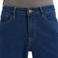 thumbnail image 4 of Coevals Club Men's Straight Leg Classic 5-Pocket Casual Work Jeans 32L 4# Dark Stonewash 42, 4 of 7
