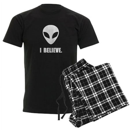 

CafePress - I Believe In Aliens - Men s Dark Pajamas