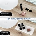 thumbnail image 3 of KK PCS Water Absorbing Stone Tray,Quick Drying Stone Sink Tray,Water Absorbent Diatomite Coasters for Bathroom Counter and Kitchen Sink,Used for Hand Soap Dish Cosmetic Bottles Toothbrush Holders, 3 of 14