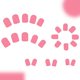 thumbnail image 4 of Uñas postizas Press On MMNHJHUT Rosa Flor de Cerezo 24 piezas, 4 of 9