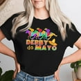thumbnail image 2 of Cinco De Derby Cute Horse Racing Cinco De Mayo Equestrian Women T-Shirt – Funny Fiesta and Derby Day Graphic Tee, Equestrian Party Shirt for Her, Mexican Holiday and Horse Racing, 2 of 3