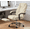 Beige, variant on Office Chairs Heated Reclining Massage Office Chair with Adjustable Height and Footrest,Beige,Mesh Office Chairs