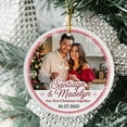 thumbnail image 2 of Photo Frame Our First Christmas Together Ornament 2025, 1st Christmas Together Ornament Gift for Wedding Dating Anniversary, 2 of 5