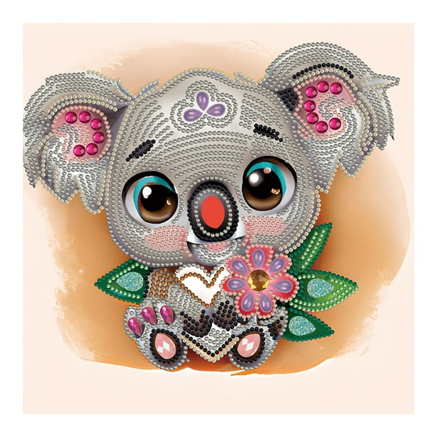 Diamond Painting 5D DIY Parcial Special Shaped Drill Koala Home Decor (LY008) Hugtrwg Para estrenar