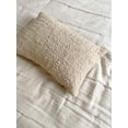 thumbnail image 6 of Cozy Cotton Beige Boucle Lumbar Pillow 14x20 14x20 / Pillow Cover Only / Beige, 6 of 7