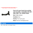 thumbnail image 2 of Front Left Lower Control Arm and Ball Joint Assembly - Compatible with 2001 - 2006, 2008 - 2011 Mazda Tribute 2002 2003 2004 2005 2009 2010, 2 of 2