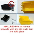 thumbnail image 6 of WallPeg Pegboard Bin Kit - Pegboard Parts Storage Craft Organizer Tool Peg Board Workbench Bins Accessories MEGA-PACK LARGE (12), 6 of 7