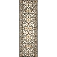 thumbnail image 3 of Safavieh Chelsea Aragon Oriental Wool Runner Rug, Ivory/Dark Brown, 2'6" x 8', 3 of 12