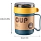 thumbnail image 4 of Taza para sopa apta para microondas con tapa y cuchara Taza para desayuno Gachas Lonchera Taza para sopa Recipiente para avena Taza para leche para sopas, 4 of 4