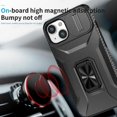 thumbnail image 5 of Funda para GANGXUN iPhone 13 - Soporte metálico, Función magnética, Negro, 5 of 5