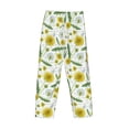 thumbnail image 3 of Lsque Yellow Dandelions Print Men's Pajama Pants, Lounge Pant - Comfortable Home Wear,Elastic Waistband, Stylish Design-X-Large, 3 of 9