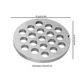 thumbnail image 4 of 3mm/5mm/7.5mm Hole Meat Grinder Blade Meat Grinder Crusher Mincer Plate Disc Knife Kitchen Appliance, 4 of 6
