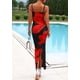 thumbnail image 5 of Vestido PRETTYGARDEN Sexy Floral Maxi de Tul Negro XXL, 5 of 8