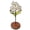 B, variant on Colorful Acrylic Stained Glass Flower Sculpture with Wood Base, Artistic Desktop Ornament for Home Office, Elegant Floral Statue for Table Decor, B