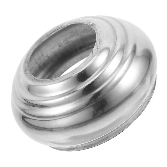 Stainless Steel Gazing Ball Stand for Garden Decor Silver Globe Holder Base 7.5 Inches