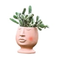 thumbnail image 4 of Florero con retrato Escultura Resina Decorativo Rostro humano Florero de maceta para oficina en casa, Tipo 5 sidaley HA002260-05B, 4 of 6