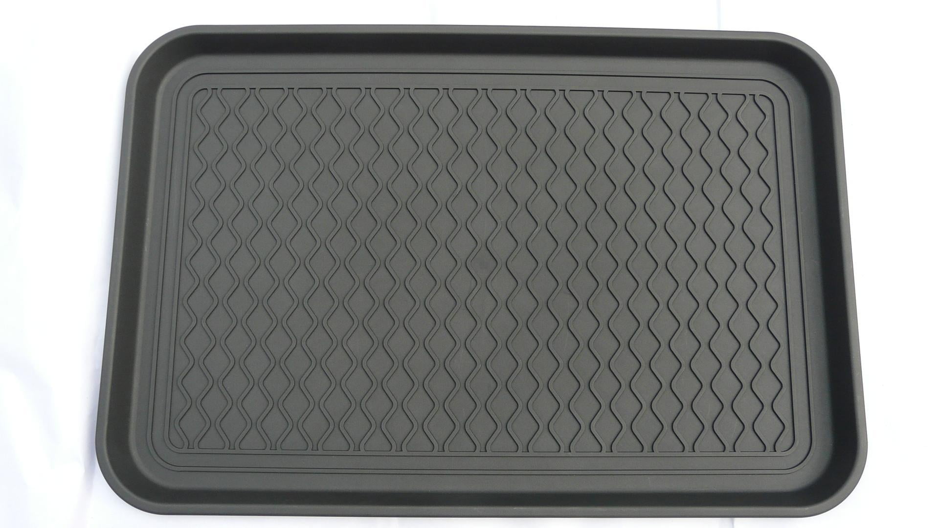 NEW Ottomanson Multi Purpose Indoor & Outdoor Waterproof Tray 30" X 15" Black 
