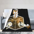 Anime Space Dandy Blanket Cozy Blankets Ultra Soft Throw Blanket for