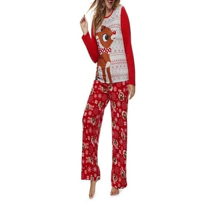 

Spring hue Family Matching Christmas Adult Women Kids Pajamas Set