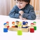 thumbnail image 5 of 12 Uds., Juguete clásico de muñeca con cvija, Mini muñeca de , juguetes Montessori, juguetes educativos de desarrollo de , regalos para Muñeca Sunnimix juguetes para apilar arcoiris, 5 of 7