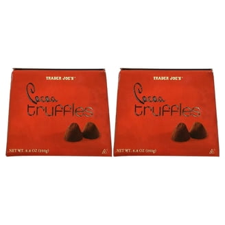Chocolate Dusted Original French Truffles Red Hex Box - Walmart.com