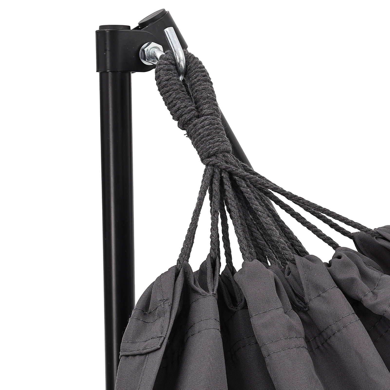 Ainfox 2 in 1 Hammock and Swing Chair with Stand, 550 lbs Capacity，Grey