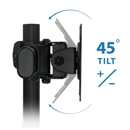 Mount-It! - Dual Monitor Desk Stand - Black