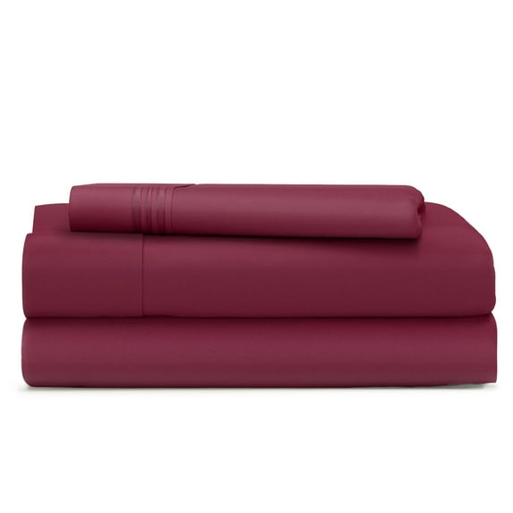 Cosy House Collection Everyday 1500 Series Bed Sheets - College Dorm Room Essentials - Luxury Hotel Ultra Soft Bedding - Stain & Wrinkle Resistant - Easy & Comfy Fit - 3 Piece (Twin, Fuschia)