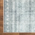 thumbnail image 5 of Bloom Rugs Caria Washable Non-Slip 10 ft Runner - Teal/Ivory Geometric Runner for Entryway, Hallway, Bathroom, and Kitchen - Exact Size: 2'5' x 10', 5 of 10