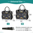 thumbnail image 4 of FORMRS Insulated Lunch Bag for Work School Unisex Large Capacity Cooler with Shoulder Strap, Gold Art Pattern, 4 of 6
