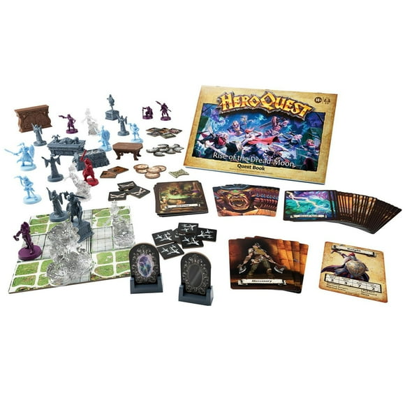 Avalon Hill HeroQuest Rise of the Dread Moon Quest Pack, Requires HeroQuest Game System to Play, Roleplaying Games for 2-5 Players, Ages 14+