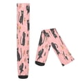 thumbnail image 2 of Iauyy Highly Elastic Women's Trouser Knee High Socks 93% Nylon Breathable and Durable Perfect for Outings, Parties, Home, The Best Gifts for Women Simple Sketch Of A Kitten, 2 of 7