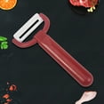 thumbnail image 3 of MAXFAVOR Red Ceramic Sharp Peeler Fruit Vegetable Potato Cabbage Parer Kitchen Portable Tool, 3 of 3