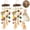 Style 2, variant on Threns Bunny Chew Toys for Teeth,Hanging Chewing Toy and Treat for Guinea Pig Chinchilla Hamster Rat and Other Small Pet Teeth Grinding,2Pcs