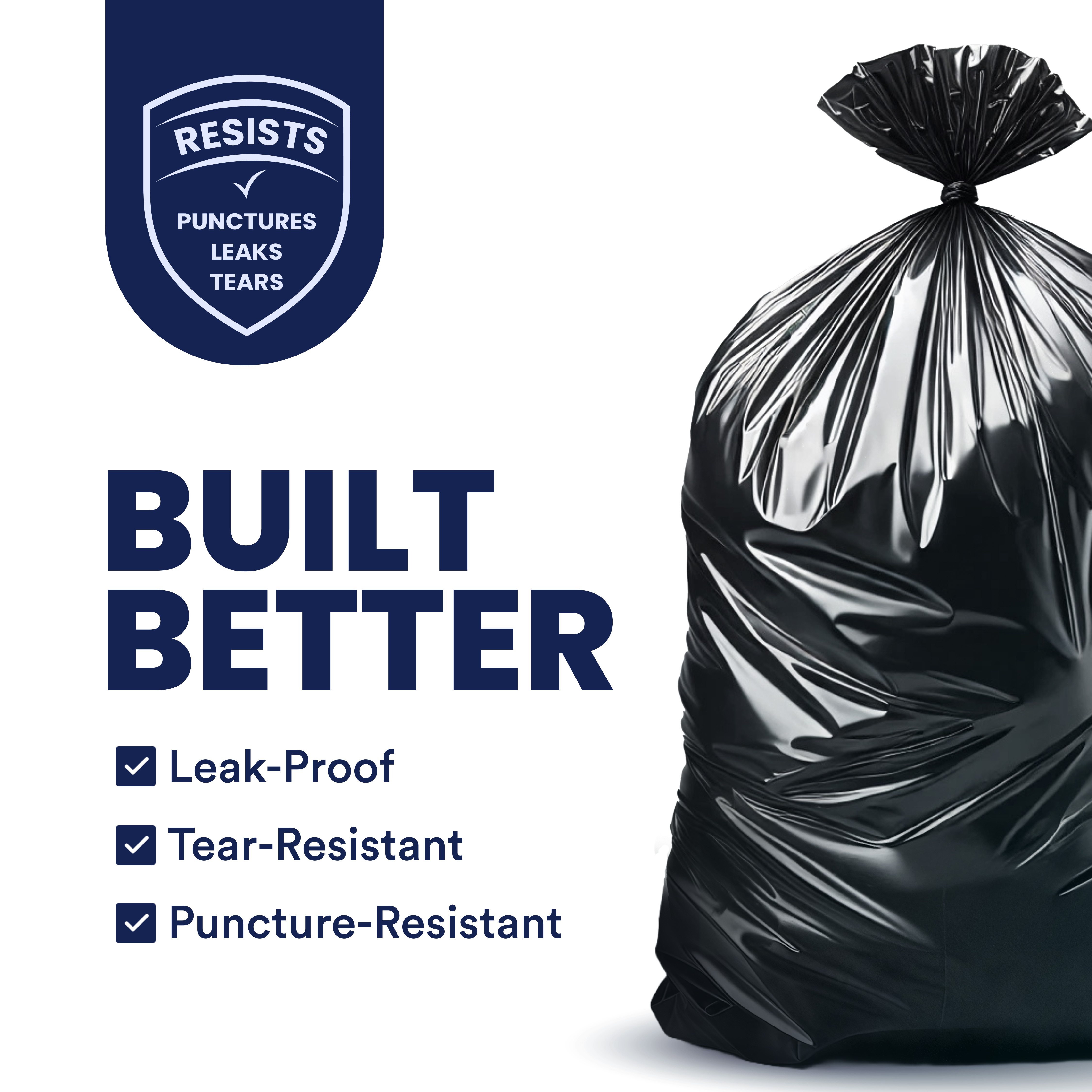 Plasticplace 55-60 Gallon Heavy Duty Trash Bags, 50 Count photo 5