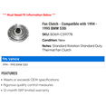 thumbnail image 2 of Fan Clutch - Compatible with 1994 - 1995 BMW 530i, 2 of 2
