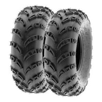 SunF ATV/UTV All Terrain Mud Quad Tire 23x7-10 23x7x10 6 PR Tubeless A028 (Set of 2)