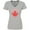 AC-Heather Grey, variant on Inktastic Canada Maple Leaf Women's V-Neck T-Shirt