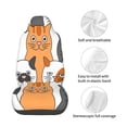 thumbnail image 4 of Wukai Funny Cats Full Set Car Seat Covers with Soft Padding Universal Auto Front Seats Protector and Cushion Mat, 4 of 5