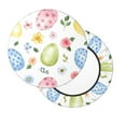 thumbnail image 2 of Kll Easter Egg3 Round Bar Chair Cushion Cover 12 Inch,Bar Stool Protector With Elastic, Soft Washable, 2 of 7
