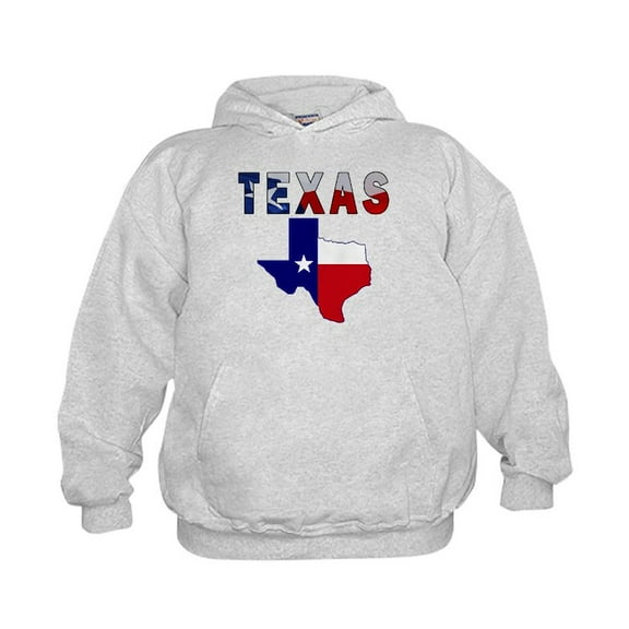 CafePress - Flag Map With Texas - Kids Hooded Sweatshirt, Classic Hoodie